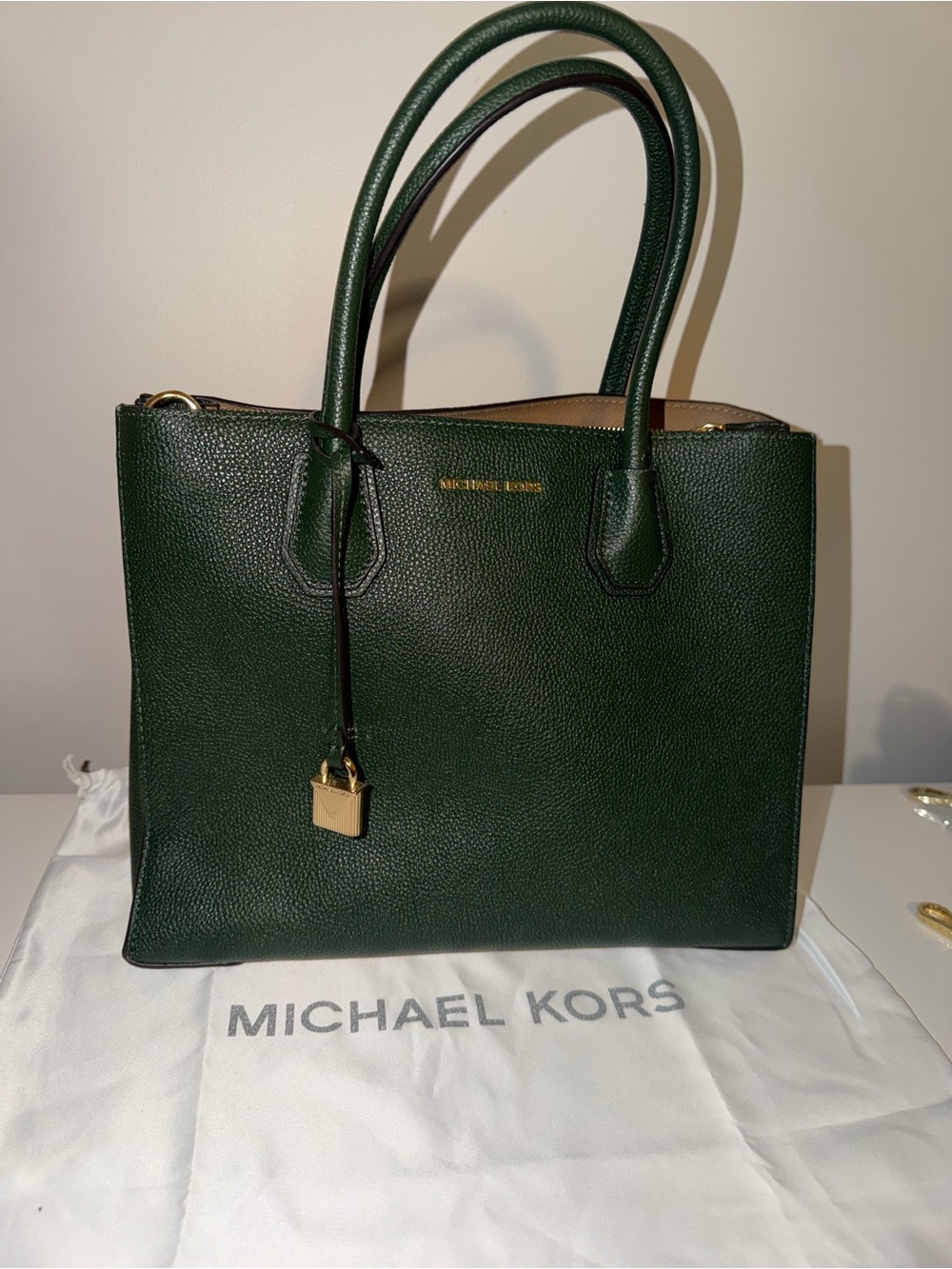 Michael Kors Mercer Pebbled Leather Tote Bag